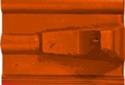 Цементно-песчаная черепица Забудова подножечная-13