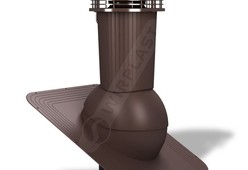 Вентиляционный выход Wirovent Standard Plus 125 с отводом конденсата и электровентилятором