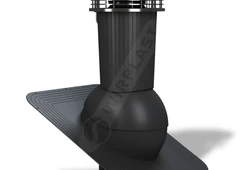 Вентиляционный выход Wirovent Standard Plus 125 с отводом конденсата и электровентилятором-2