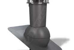 Вентиляционный выход Wirovent Standard Plus 125 с отводом конденсата и электровентилятором-5