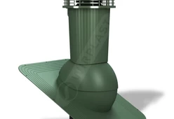 Вентиляционный выход Wirovent Standard Plus 125 с отводом конденсата и электровентилятором-7