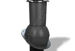 Вентиляционный выход Wirovent Normal Plus 125 с отводом конденсата и электровентилятором-2