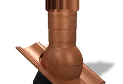 Вентиляционный выход Wirovent Turbo Tile Pro 150 роторный с отводом конденсата-6