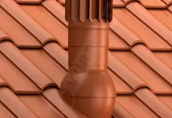 Вентиляционный выход Wirovent Turbo Tile Pro 150 роторный с отводом конденсата-2