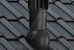 Вентиляционный выход Wirovent Turbo Tile Pro 150 роторный с отводом конденсата-1