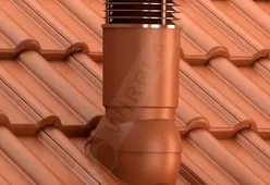Вентиляционный выход Wirovent Tile Plus 125 утепленный-1