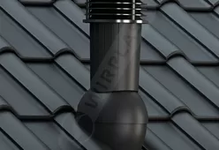 Вентиляционный выход Wirovent Tile Plus 125 с отводом конденсата-2