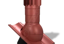Вентиляционный выход Wirovent Turbo Tile Pro 150 роторный с отводом конденсата-7