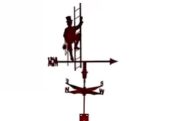 Флюгер Трубочист BORGE-3