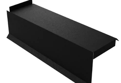 Планка сегментная торцевая левая 350 мм VikingMP 0.5 мм-2