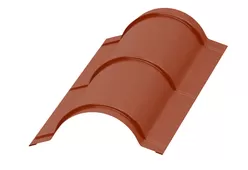 Планка конька круглого AGNETA 0.5 мм