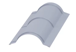 Планка конька круглого PURMAN 0.5 мм-2