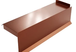 Планка сегментная торцевая правая 350 мм Colorcoat Prisma 0.5 мм-4