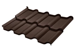 Модульная металлочерепица BUDMAT Ferrara IDEAL-Matt-10