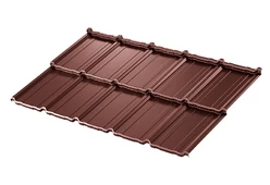 Модульная металлочерепица BUDMAT Como Standart IDEAL-SATIN-10