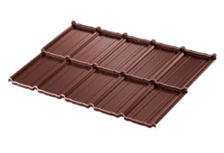 Модульная металлочерепица BUDMAT Como Microwave IDEAL-SATIN-7