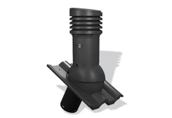 Вентиляционный выход Wirovent Tile Evo 125 утепленный с электровентилятором-5