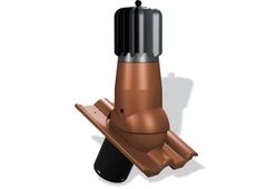 Вентиляционный выход Wirovent Turbo Tile Evo 150 гибридный с отводом конденсата-6